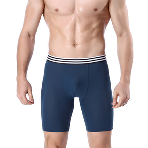 Men's Sports Lengthened Cotton Running Boxer Underwear