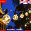25-50FT Outdoor Festoon Globe String Fairy Lights G40 Bulbs Garden Wedding Home