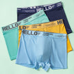 Popular HELLO Ice Silk Men's Underwear Youth Boxer