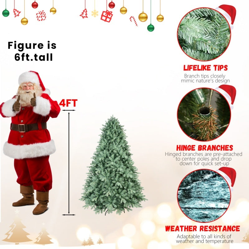 PE, PVC Christmas Tree, Green