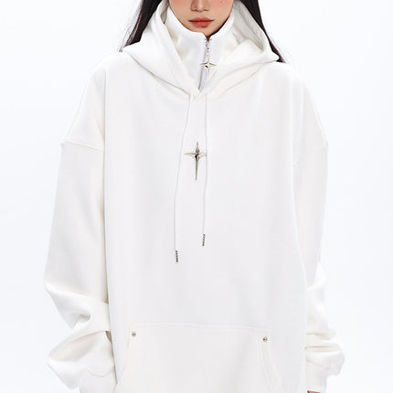 Women's Fashionable Loose All-Match Sports Hoodie Tops