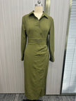 New Slim-fit Long-sleeved Dress For Women