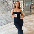 Halter Back Strap Dress Temperament Skirt Women