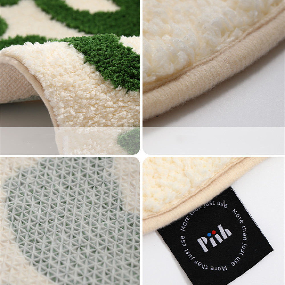 Letter Flocking Simple Home Carpet