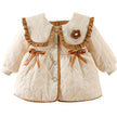 Baby Girl Fleece Lined Coat Autumn And Winter Clothing