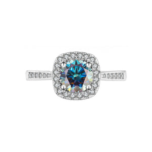 S925 Sterling Silver Moissanite Ring Women
