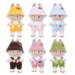 17CM Bucket Hat Underwear Hanging Blouse And Pants Doll Clothes
