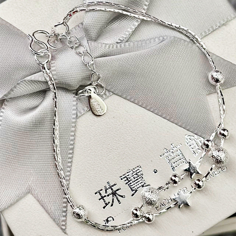 Design Double Circles Star Bracelet Female Fashion