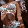 Women's New Ruffle Flower Embroidery Comfortable Breathable Underwear