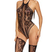 See-through Hollow Fishnet Stockings Set Underwear System Clothing