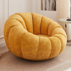 Pumpkin Lazy Tatami Balcony Casual Single Sofa Chair