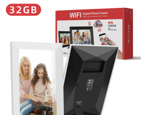 Frameo Electronic Digital Photo Frame 101156-inch Wifi Smart IPS Touch Screen Mobile App Send Pictures