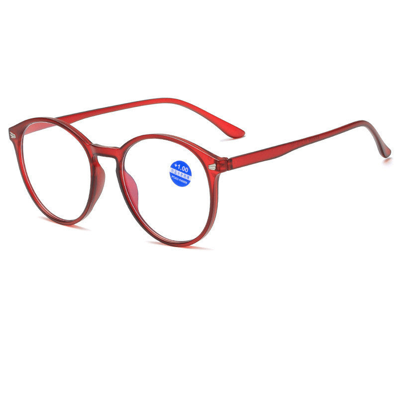Anti-blue Light Retro Large Frame Reading Glasses