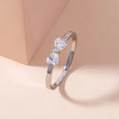Cute Mini Bow Zircon Index Finger Ring Girl