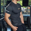 Fitness Clothes Men's Short-sleeved Tight Stretch Quick-drying Blazer