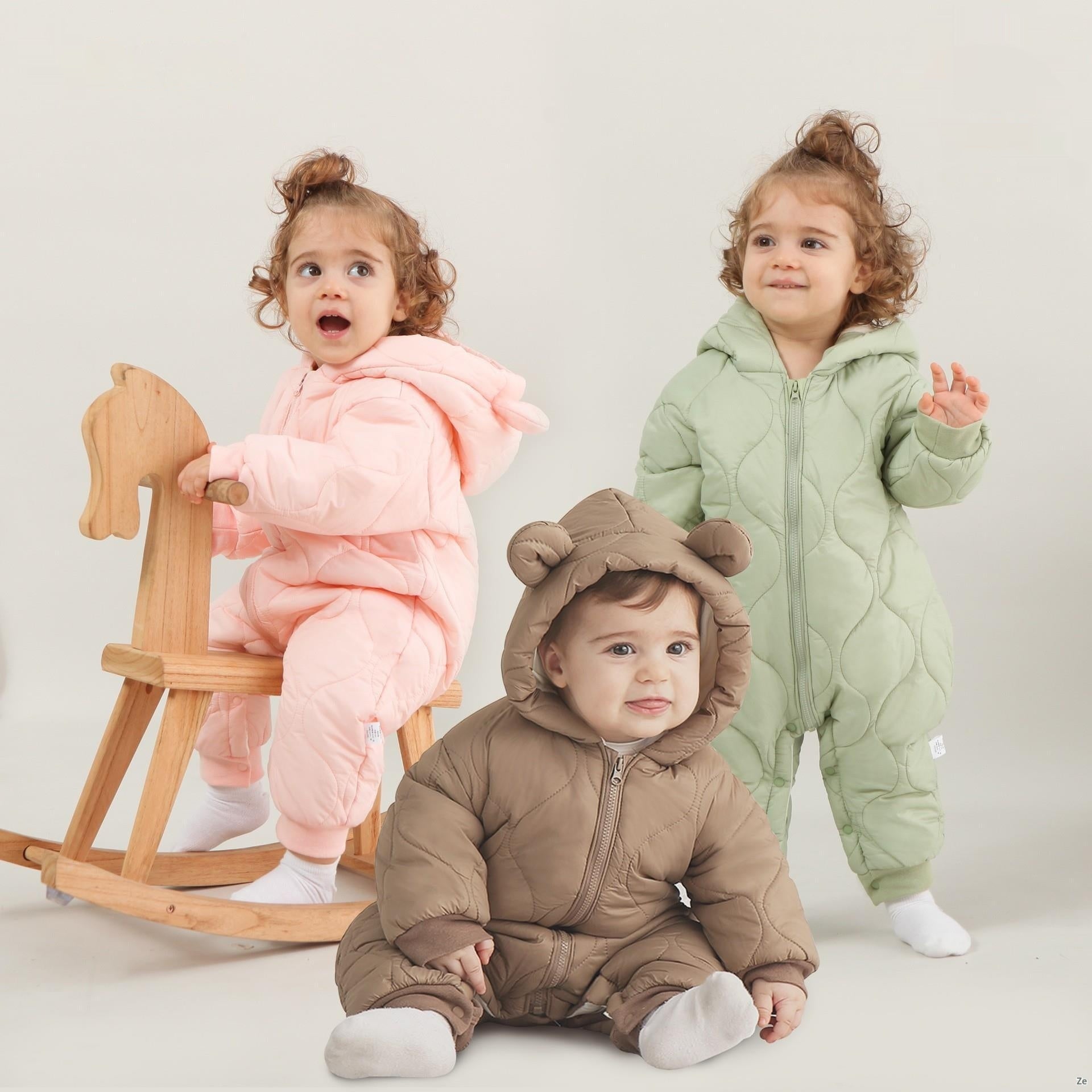 Baby Cotton Coat Autumn And Winter Jumpsuit