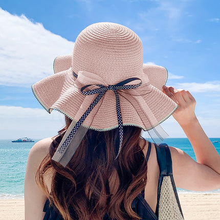 Women's Straw Hat All Match Large Brim Sunscreen