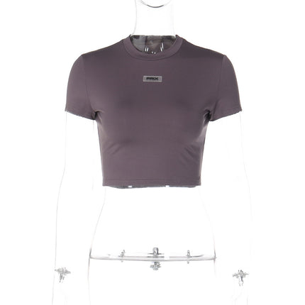 Women's Street Trendy Super Short Cropped Top