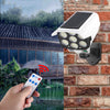 Simulation Surveillance Fake Camera Solar Sensor Wall Light