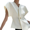 Vest Suit French Style Temperament Top For Women