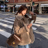 Fur Integrated Berber Fleece Coat Women