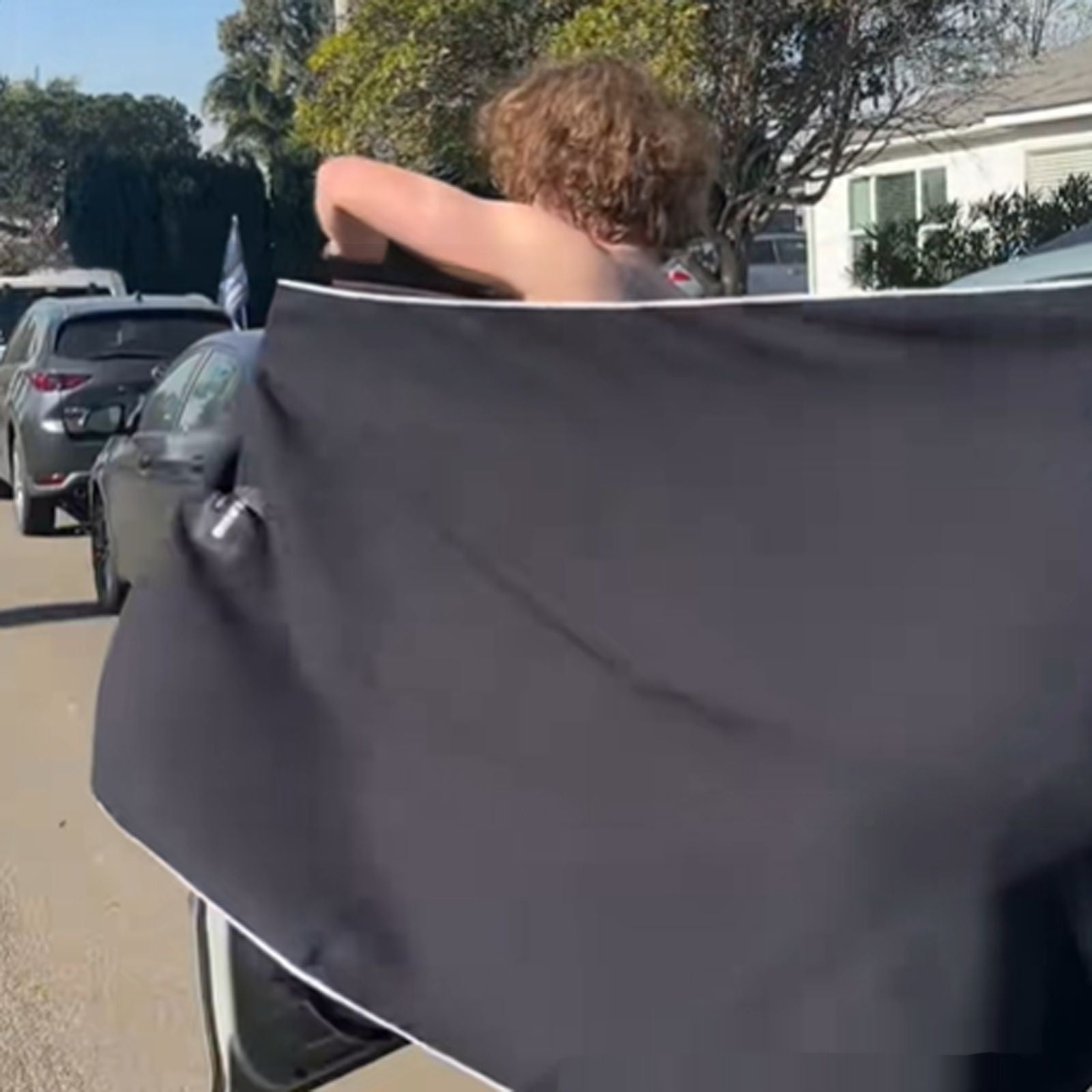 Car Magnetic Bath Towel Outdoor Bath Beach