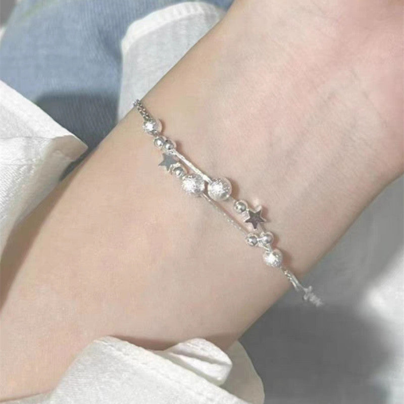 Design Double Circles Star Bracelet Female Fashion