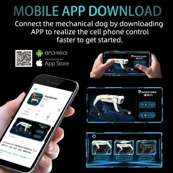 Electric Mechanical Dog Robot Dog Toy Interactive Remote Control Puppy Toy Smart