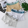 Men's Underwear Solid Color Striped Boxer Comfort