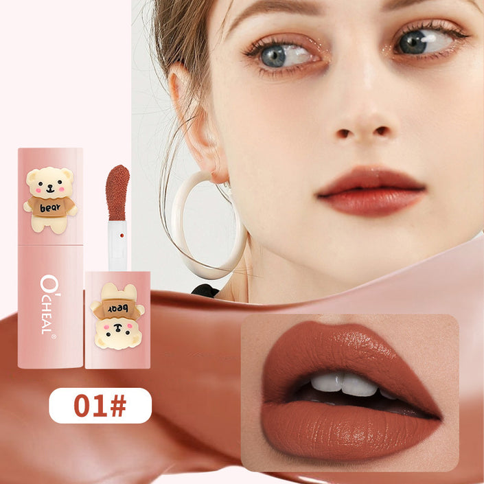 Matte Finish Velvet Lip Lacquer Easy To Color