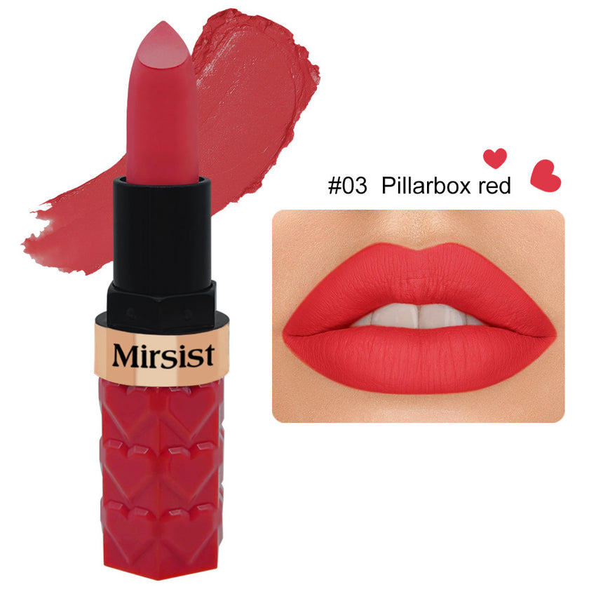 6 Color Matte Lipstick No Stain On Cup Waterproof And Durable