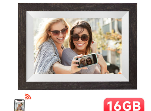 Frameo Electronic Digital Photo Frame 101156-inch Wifi Smart IPS Touch Screen Mobile App Send Pictures