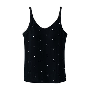 Pregnant Women Polka Dot Nursing Camisole Wear-free Bra