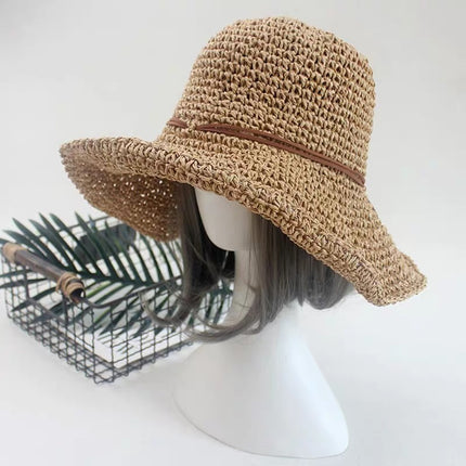 Sunshade Foldable Travel Beach Straw Hat