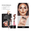 3 PCs Lipstick Lip Liner Eyeliner Highlight Contour Stick Suit 5D Face Makeup Set Suit