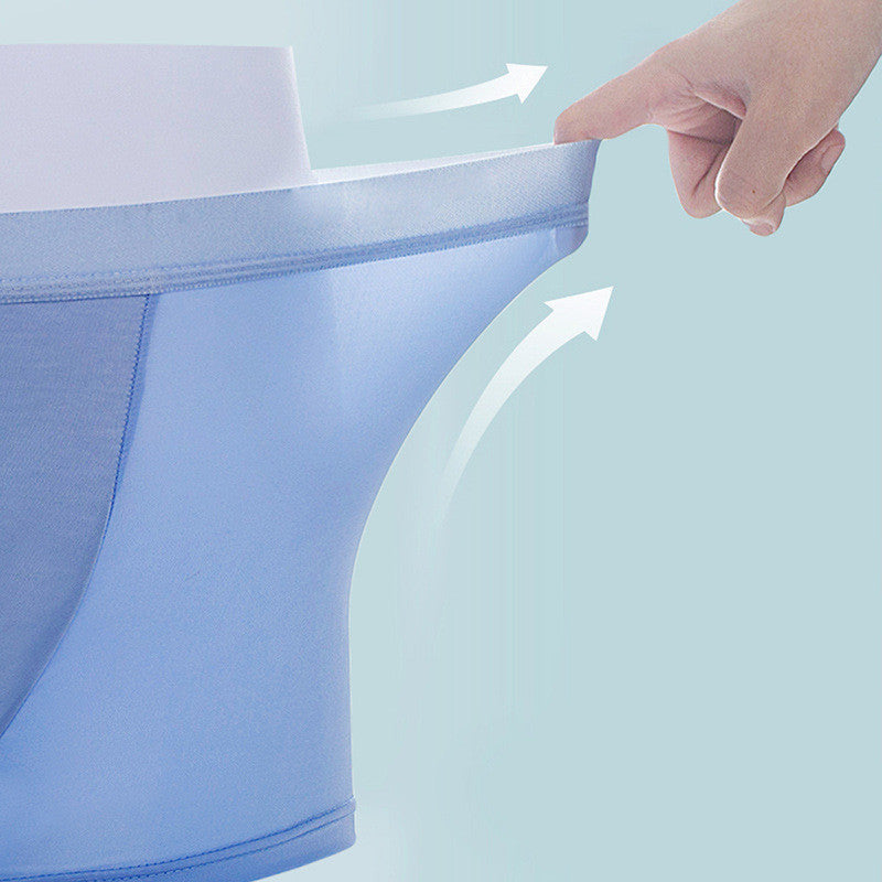 Men's Fashion Casual Ice Silk Seamless One Piece Breathable Underwear