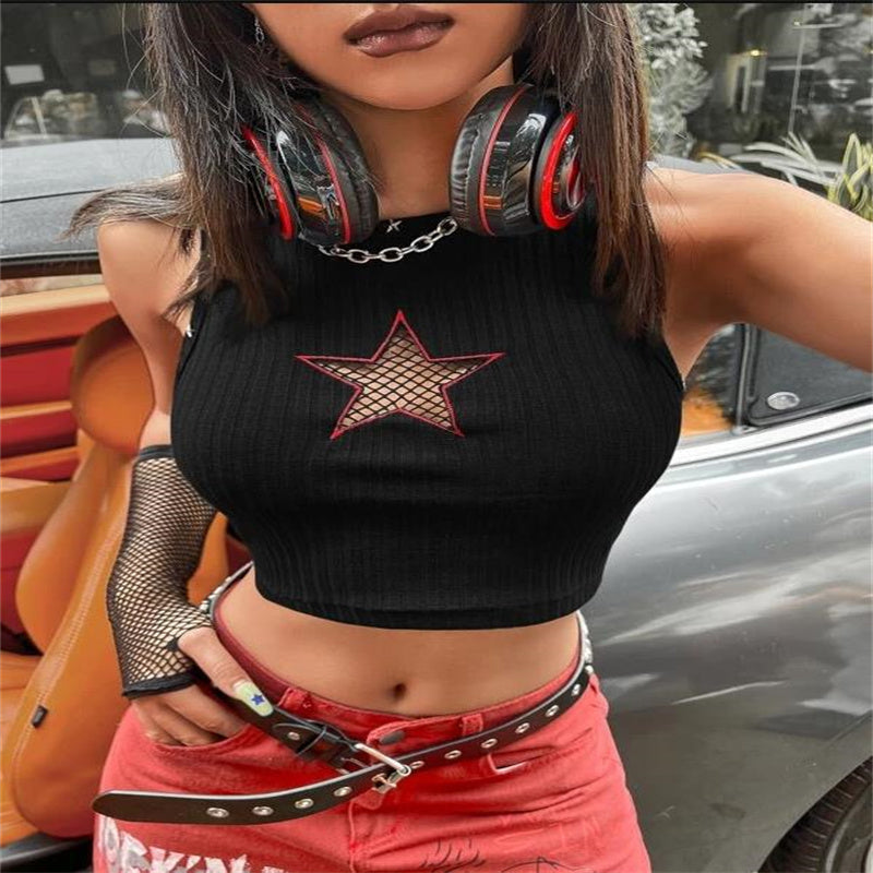 Vest Exposed Navel Sexy Push-up Top For Women