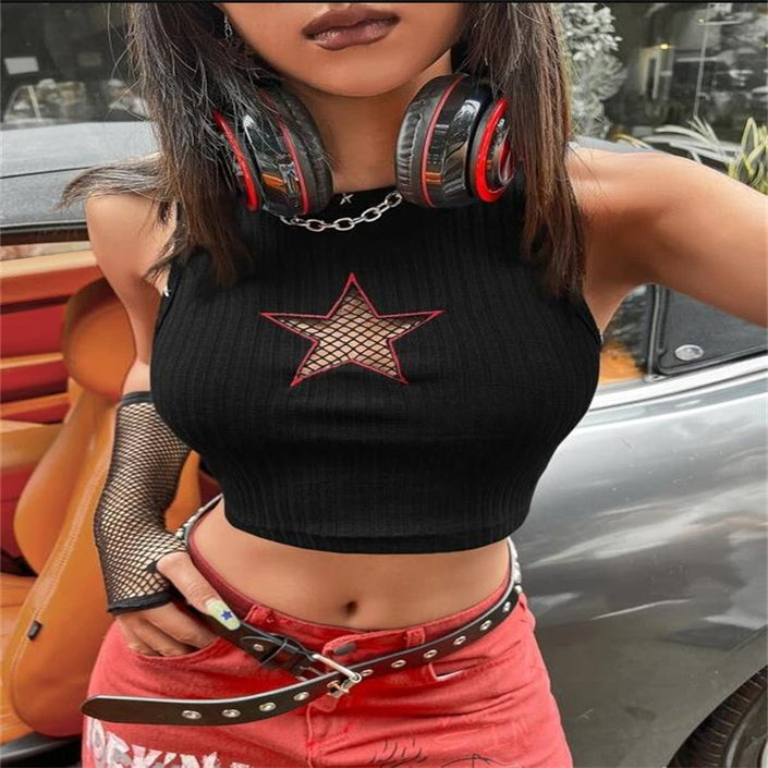 Vest Exposed Navel Sexy Push-up Top For Women