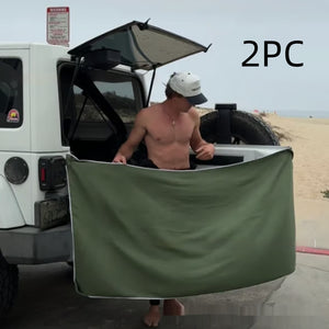 Car Magnetic Bath Towel Outdoor Bath Beach