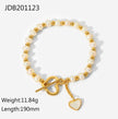 Ins Fashion Stainless Steel Chain Bracelet 18K Gold Plated