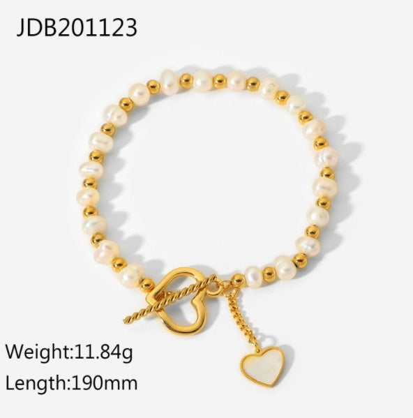 Ins Fashion Stainless Steel Chain Bracelet 18K Gold Plated