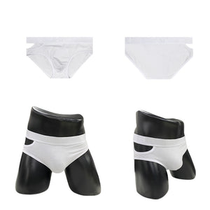 Sports Cotton Breathable Side Hollow Briefs