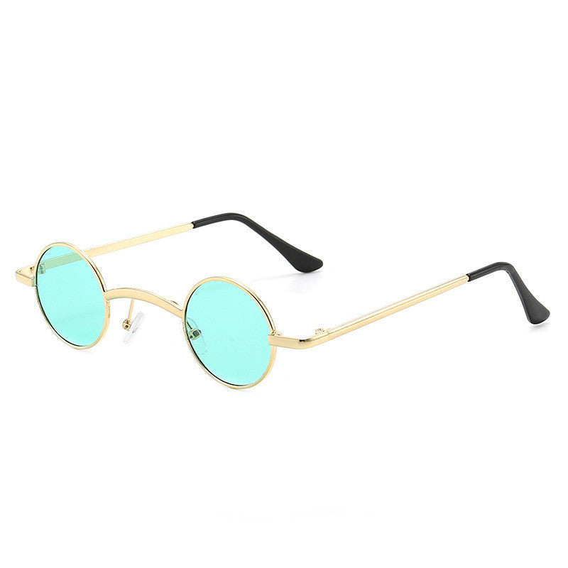 Men And Women Fashion Retro Small Round Frame Sunglasses