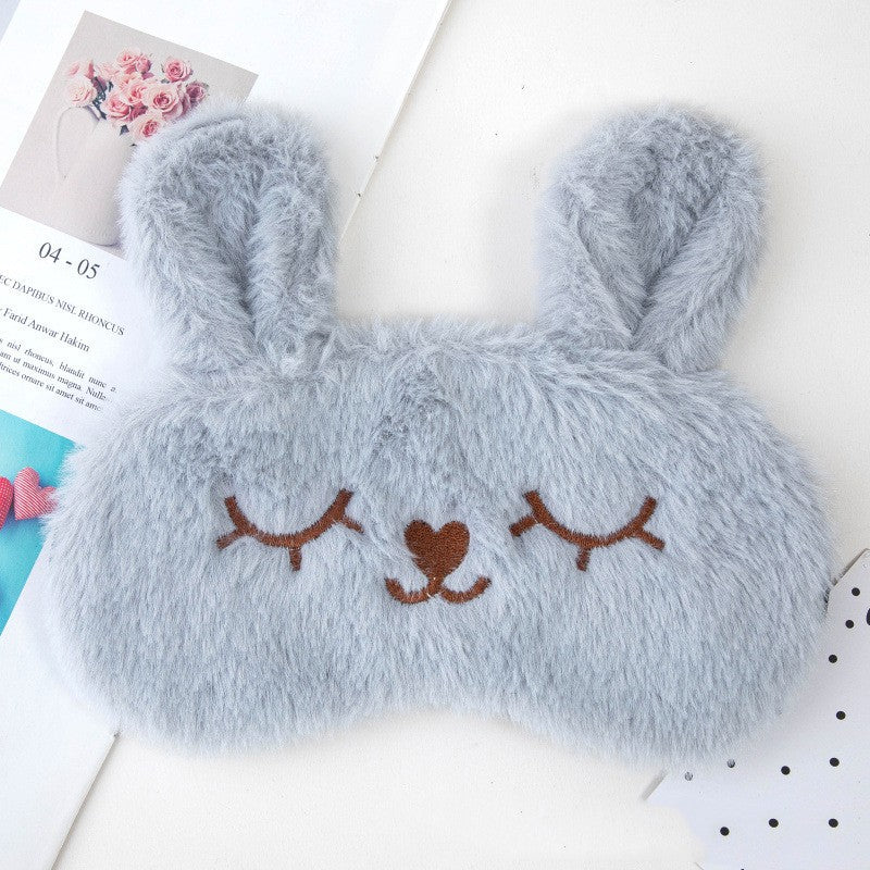 Cartoon Cute Plush Sleeping Eye Mask