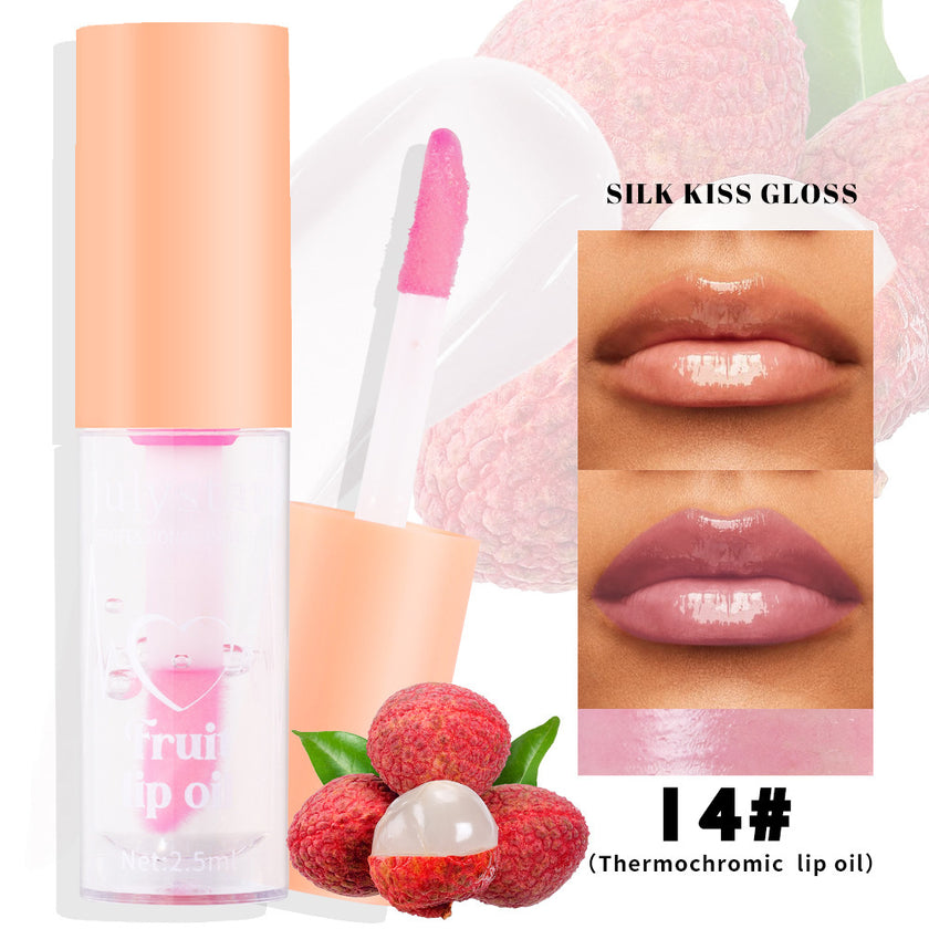 20 Colors Fruit Lip Lacquer Water Light Transparent Moisturizing