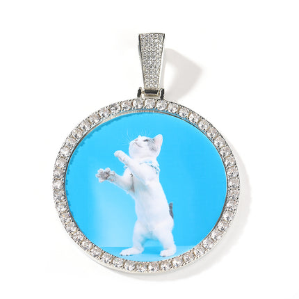 Women's DIY Commemorative Photo Necklace