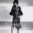 Gothic Office Siren Fur Suit Cape Cloak Coat For Women