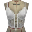 Women's Lace Wrap Chest Tie Short Umbilical Camisole