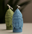 Three Faced Buddha Head Chinese Element Shape Candle Diy Silicone Mold
