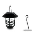 New Solar LED Outdoor Garden Glass Wall Lamp